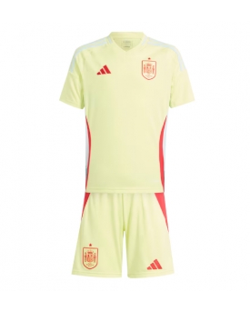 Spagna Maglia Gara Trasferta Repliche Europei 2024 Bambino